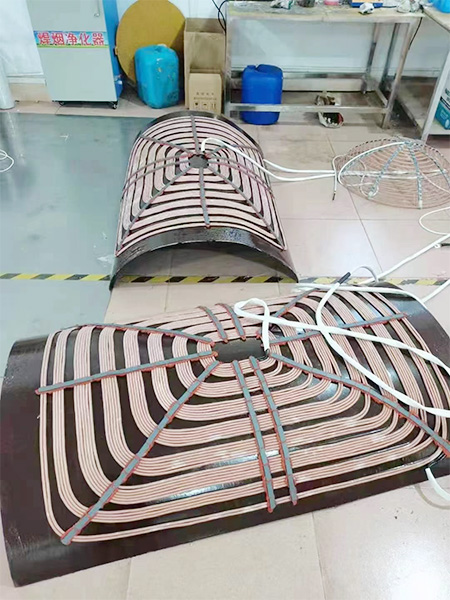 弧形电磁加热圈